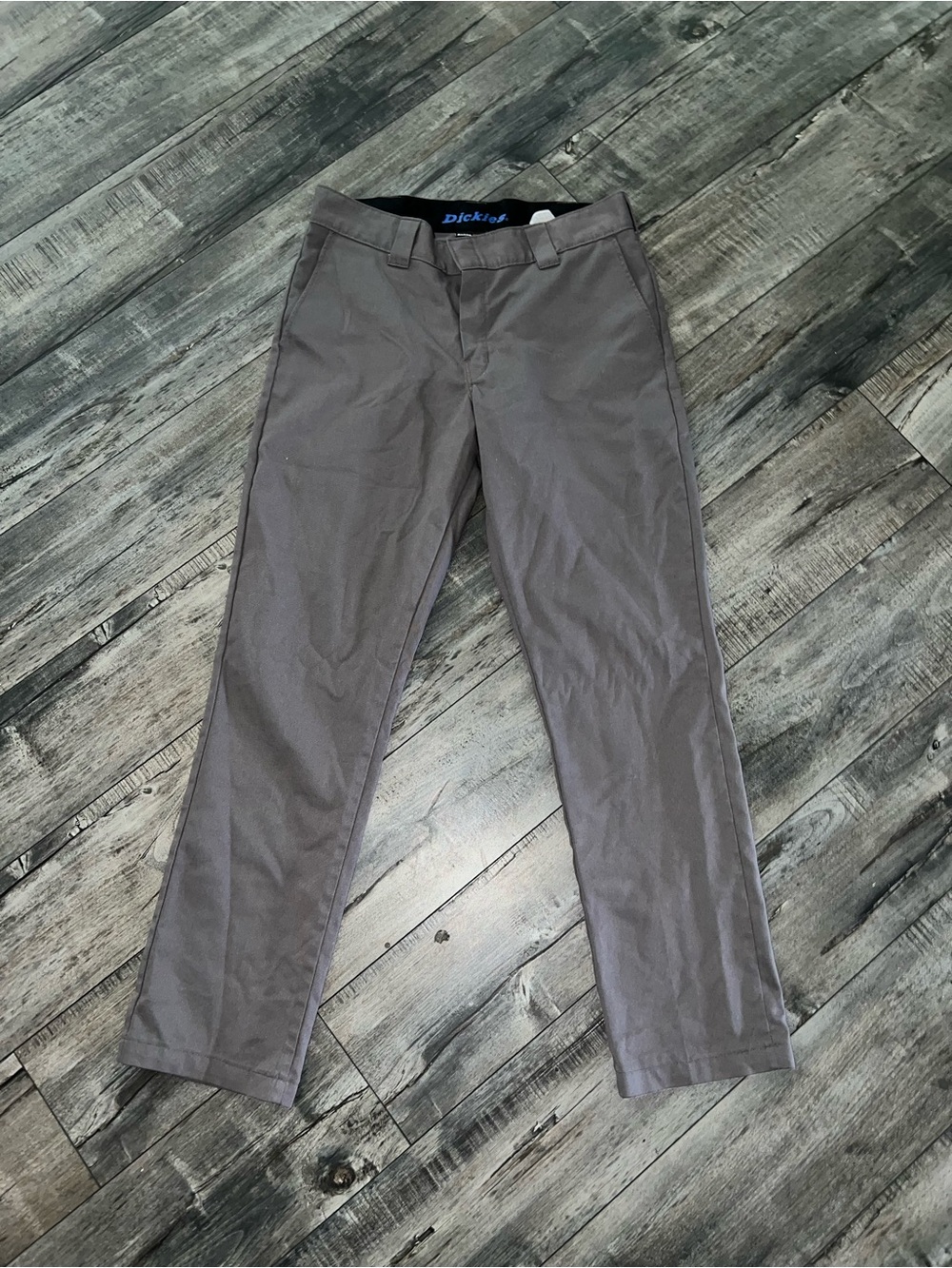 Dickies Men's Charcoal Work Chinos